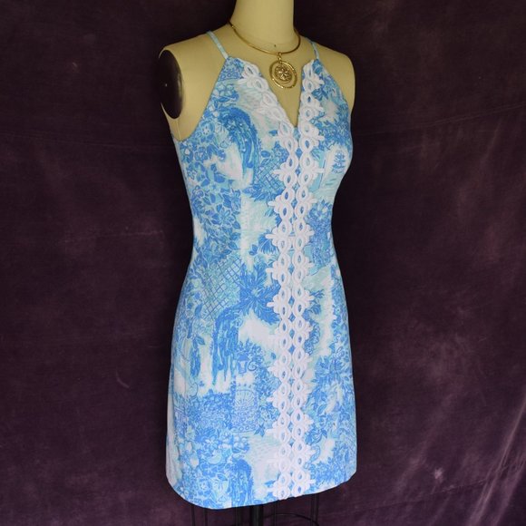 Lilly Pulitzer Pearl dress Toile me About it NWT - Picture 6 of 9